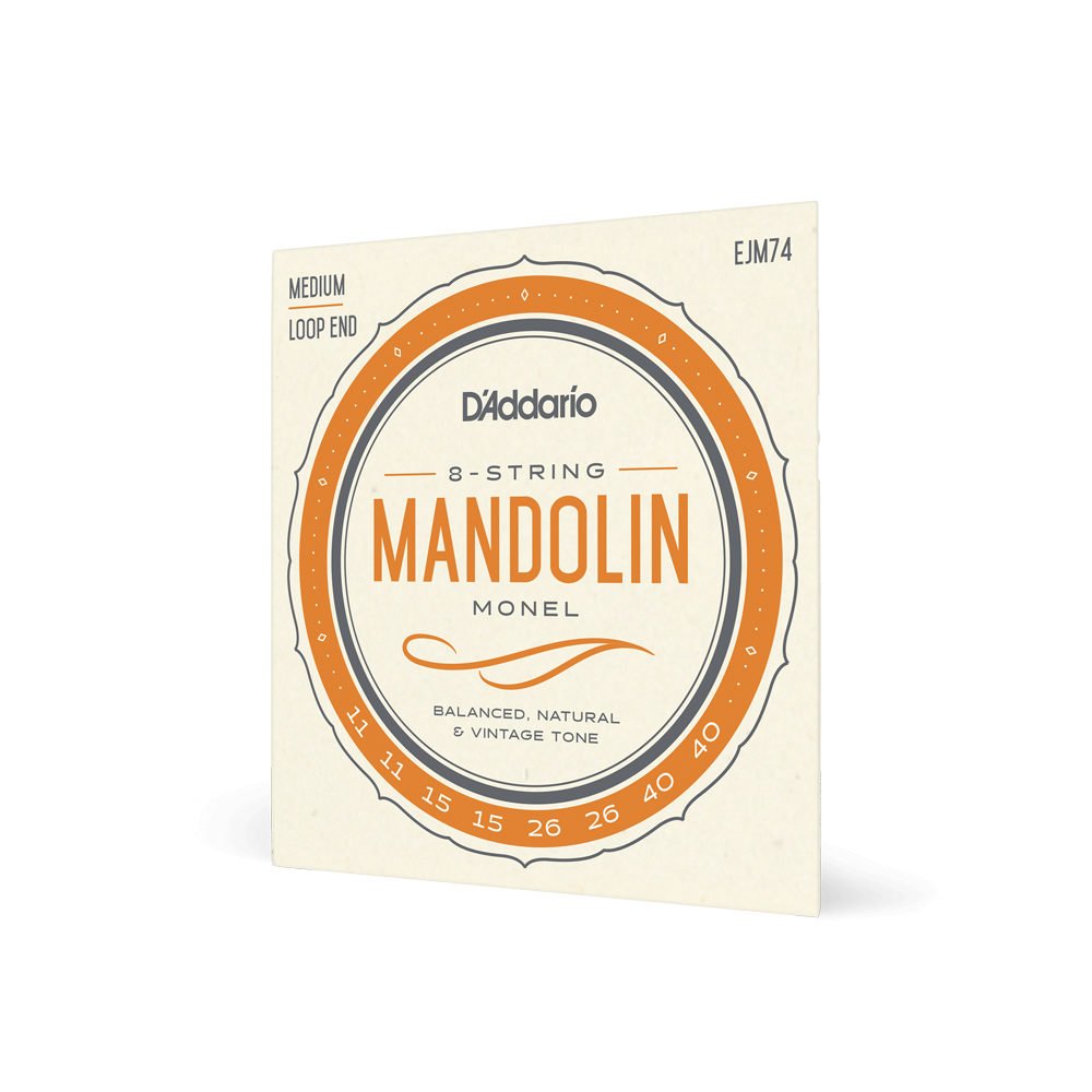 D'Addario EJM74 Monel Mandolin Strings, Medium, 11-40