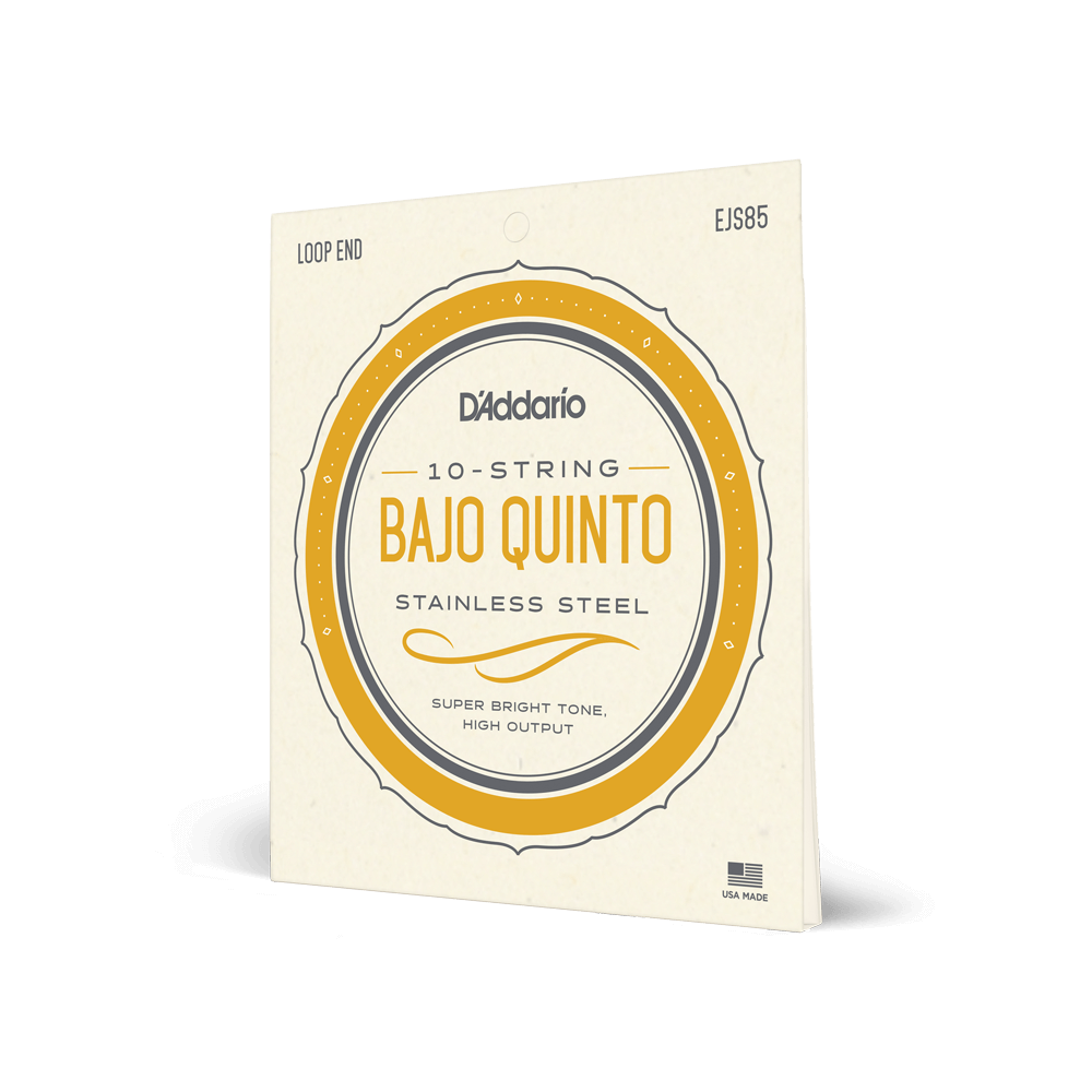 D'Addario EJS85 Bajo Quinto Stainless Steel Strings
