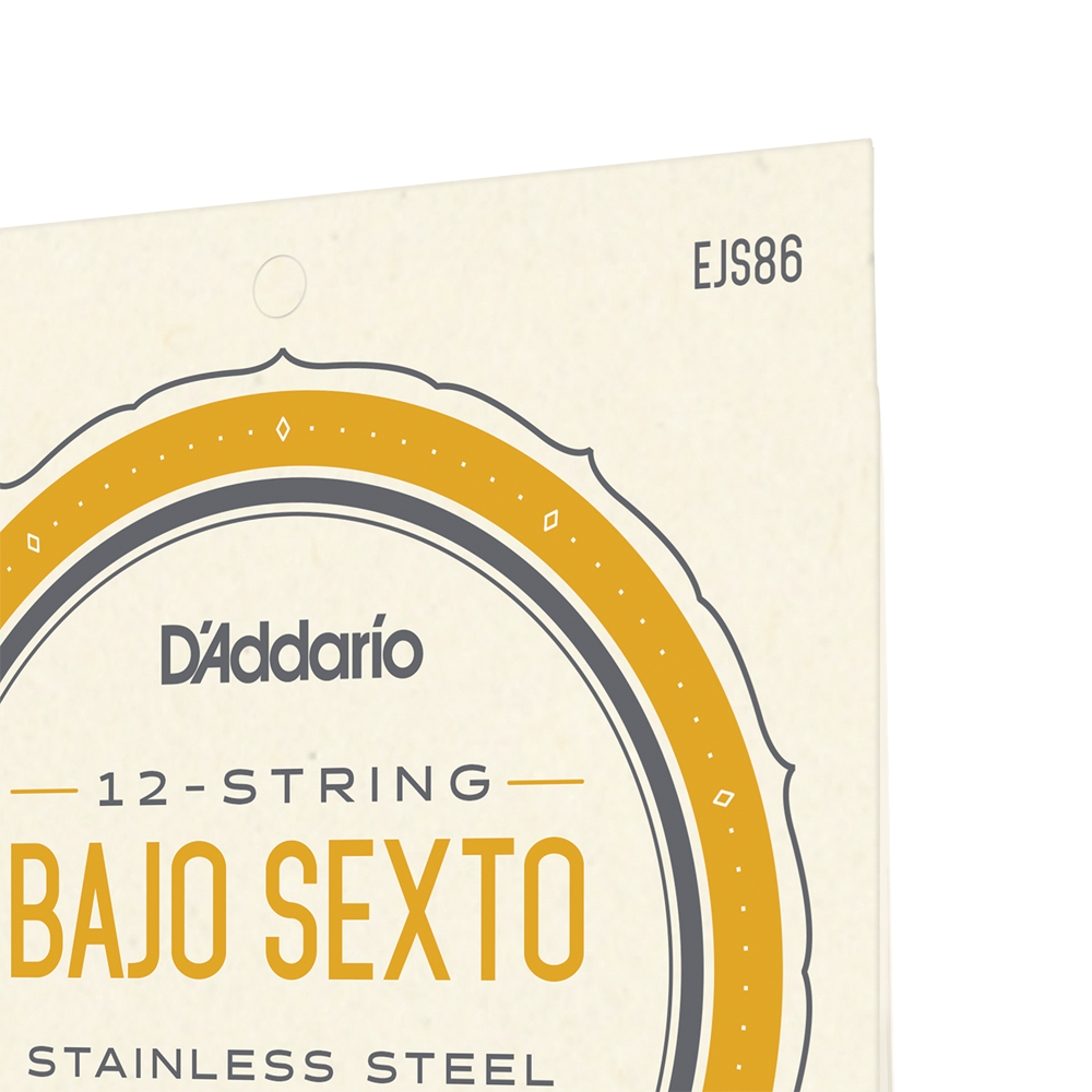 D'Addario EJS86 Bajo Sexto Stainless Steel Strings