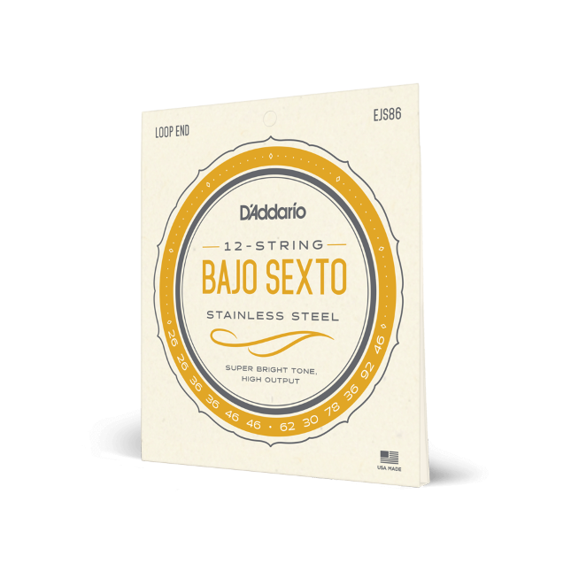 Bajo Sexto Strings | Phosphor Bronze & Stainless Steel | D