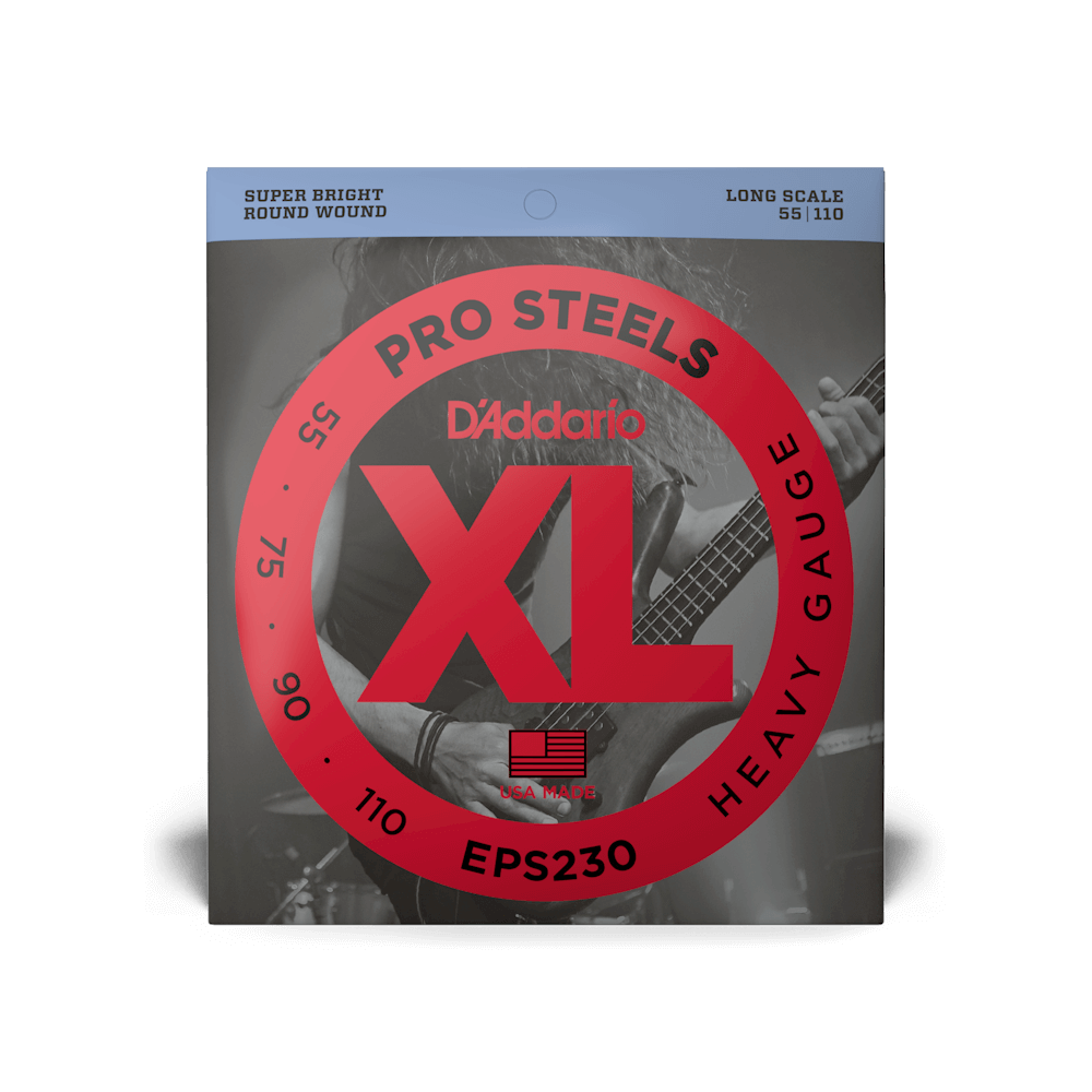 55-110 Heavy, Long Scale, XL ProSteels Bass Strings