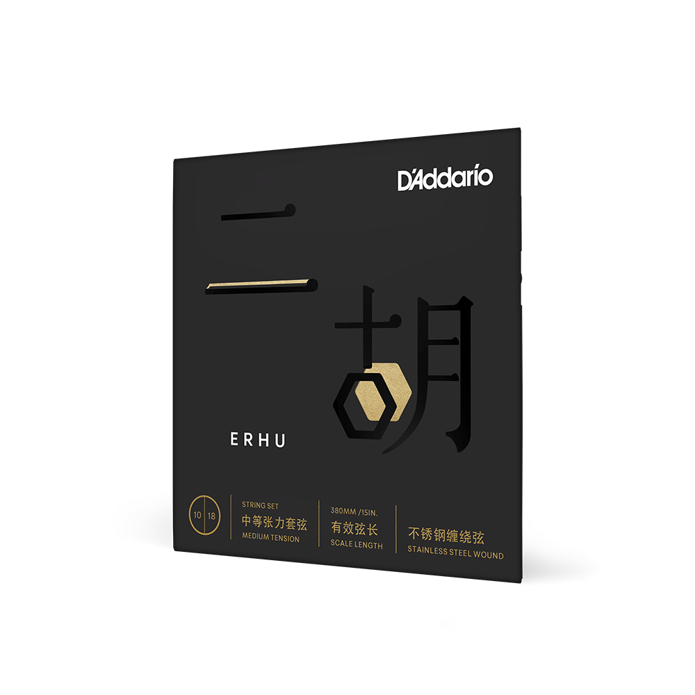 D'Addario ERHU01 Erhu Strings, Medium Tension, 10-18