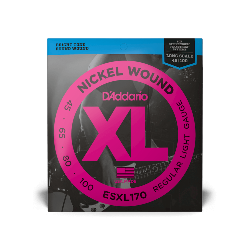 45-100 Regular Light Double Ball End, Long Scale, XL Nickel Bass Strings