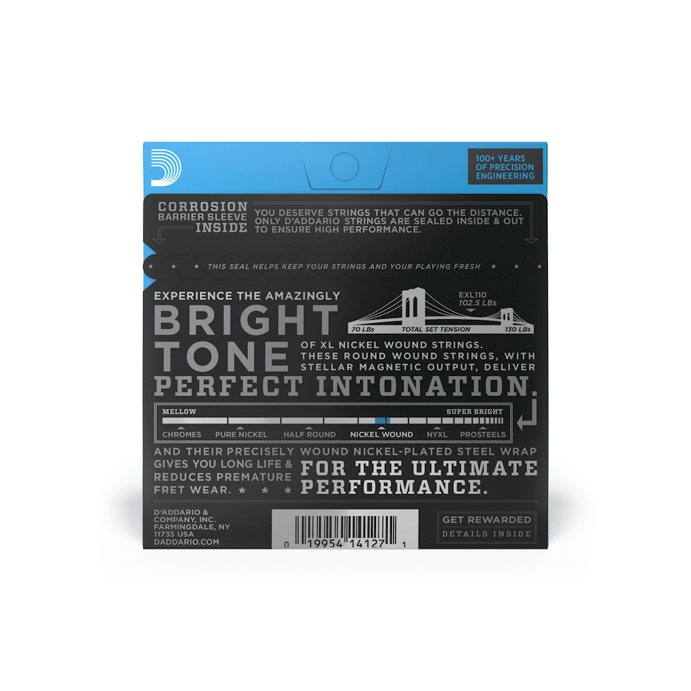 10-46 Regular Light, XL Nickel Electric Guitar Strings