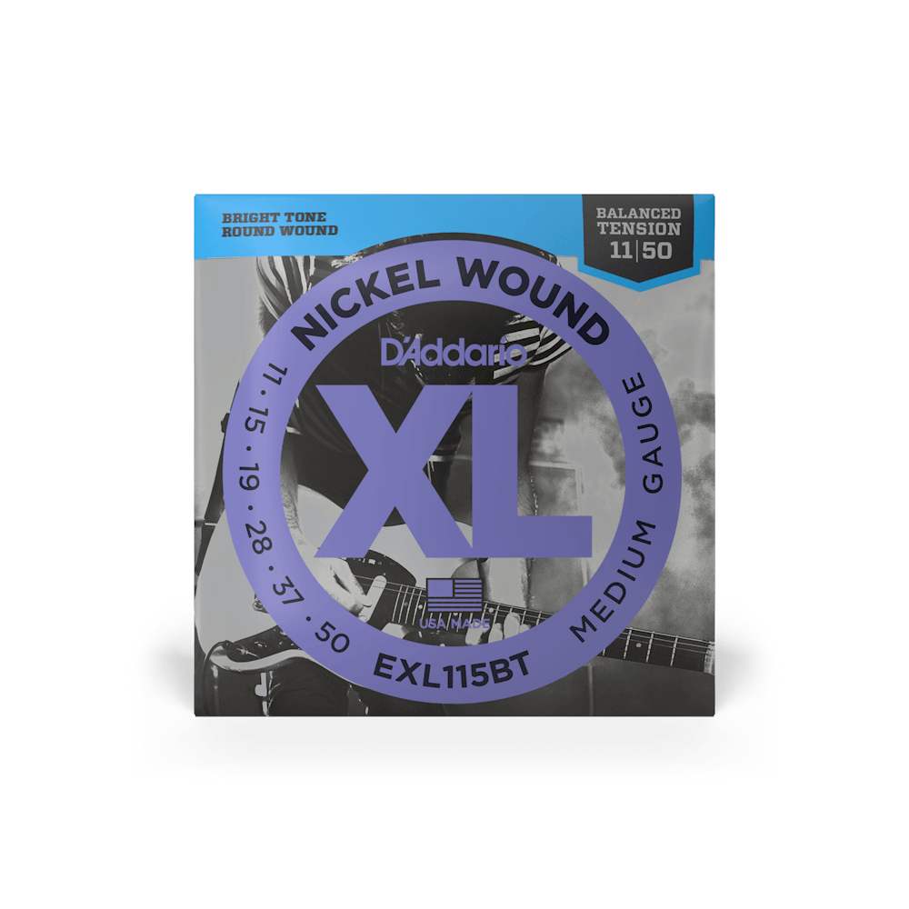 11-50 Medium Balanced Tension, XL Nickel Electric Guitar Strings