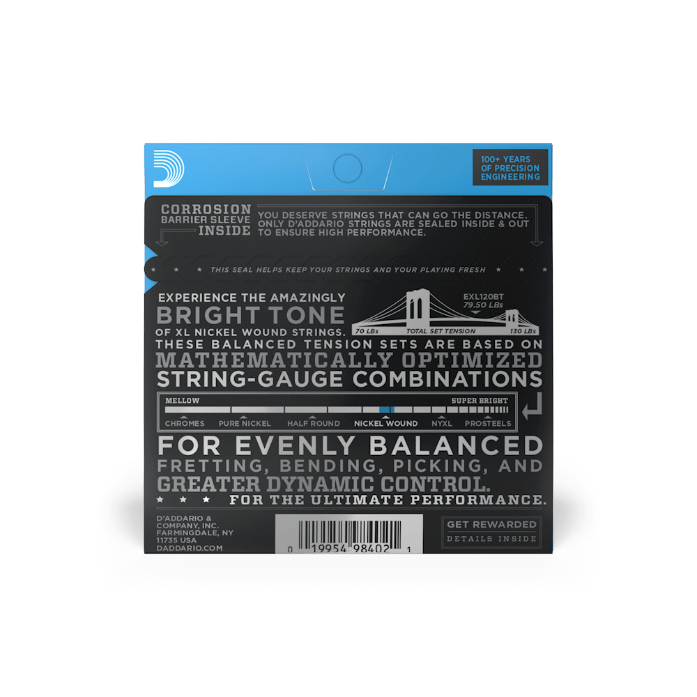 09-40 Super Light Balanced Tension, XL Nickel Electric Guitar Strings