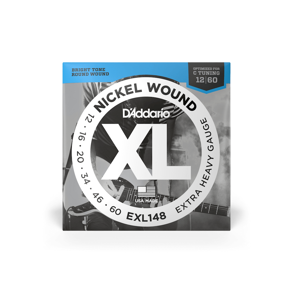 12-60 Extra Heavy, XL Nickel Electric Guitar Strings