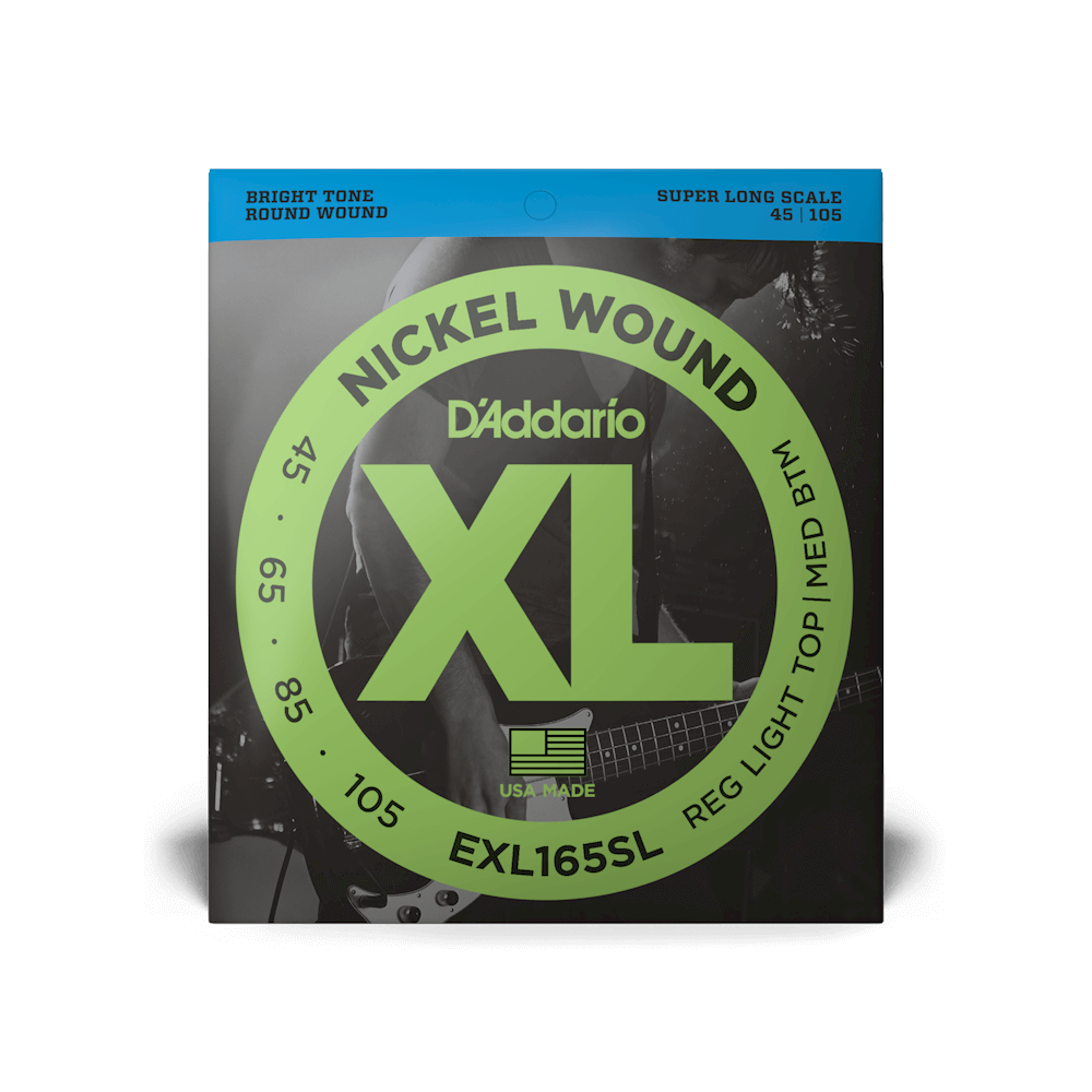 45-105 Regular Light Top/Medium Bottom, Super Long Scale, XL Nickel Bass Strings