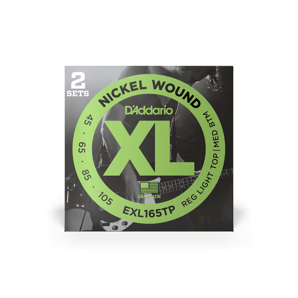 45-105 Regular Light Top/Medium Bottom, Long Scale, XL Nickel Bass Strings 2-Pack