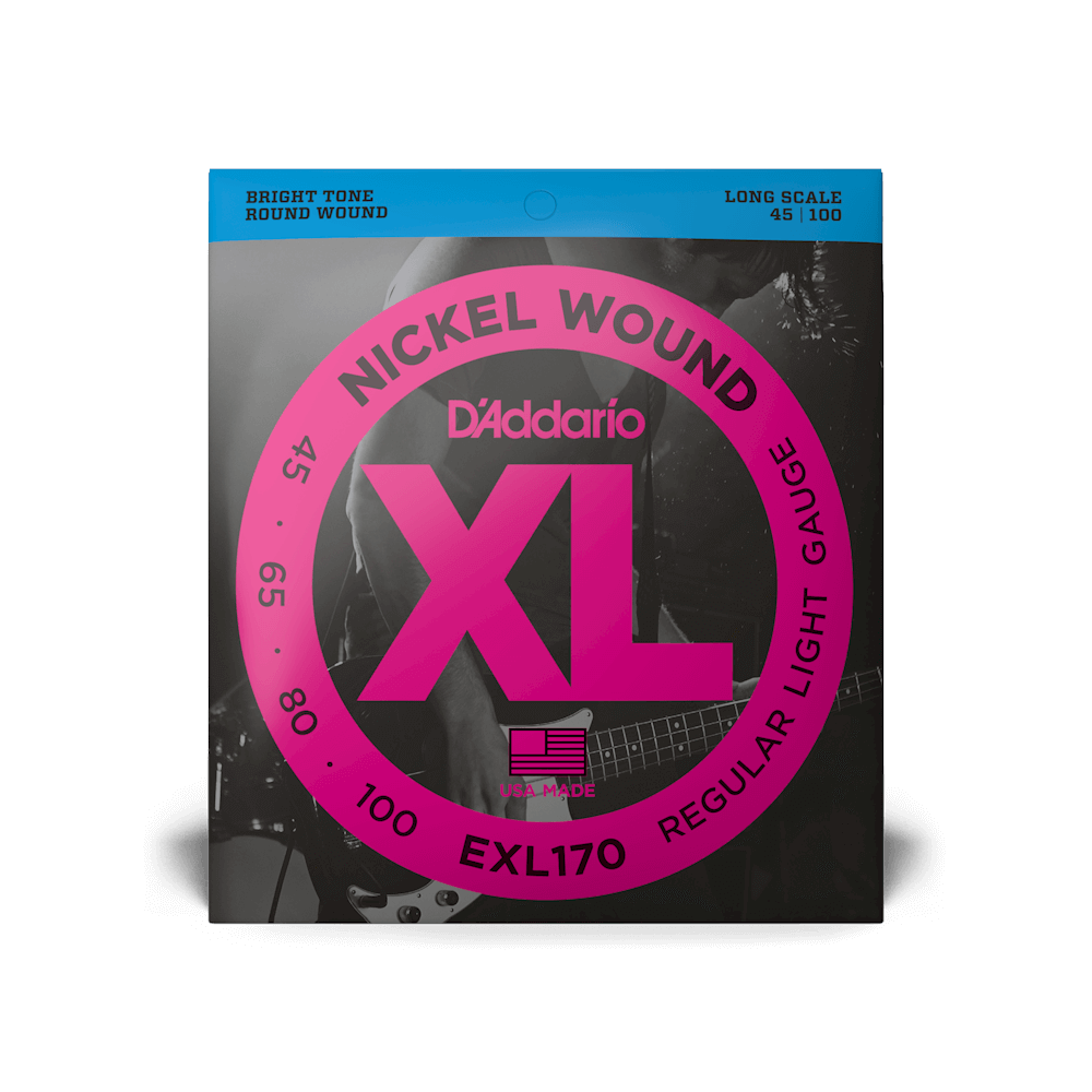 45-100 Regular Light, Long Scale, XL Nickel Bass Strings