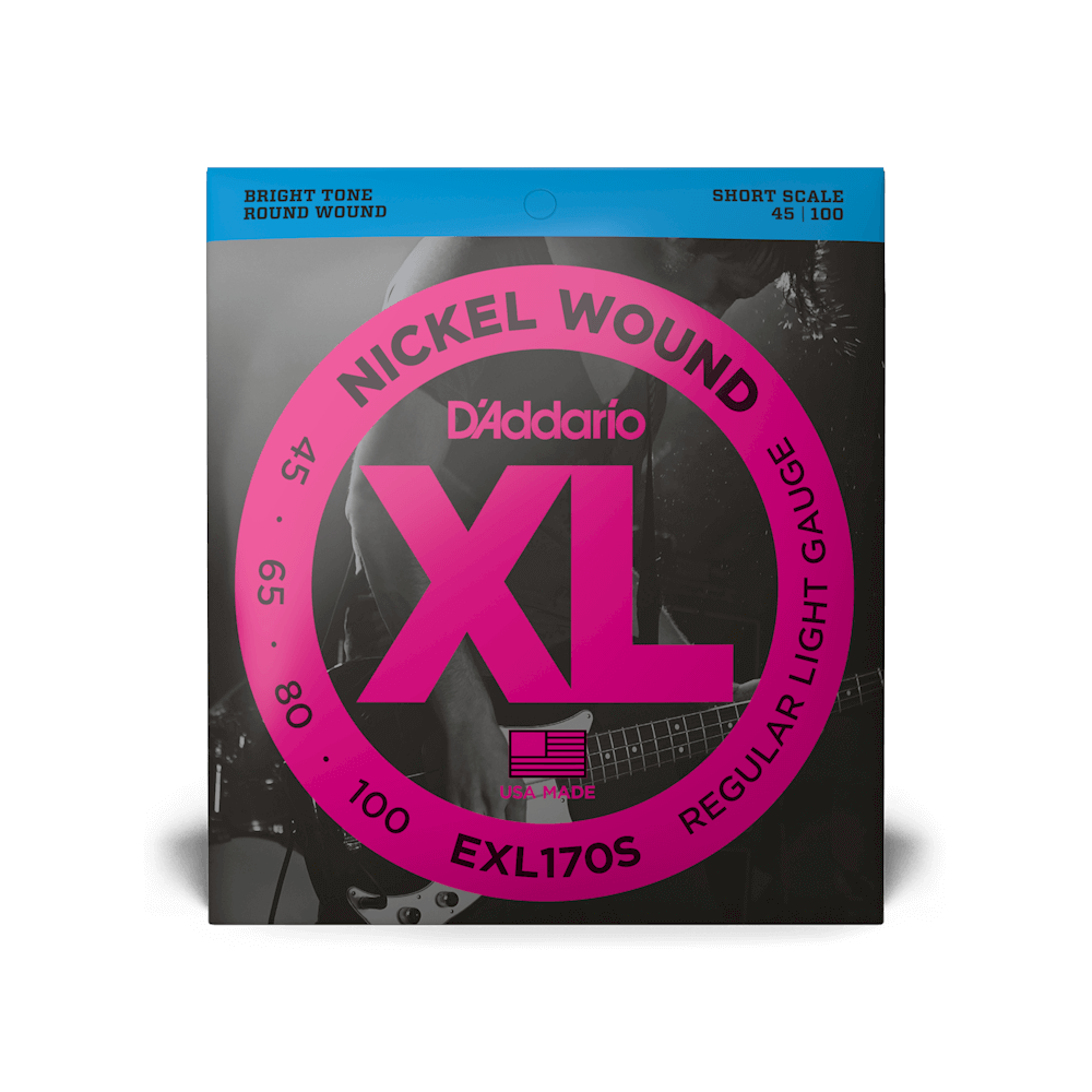 45-100 Regular Light, Short Scale, XL Nickel Bass Strings