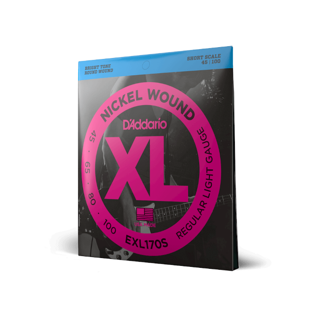 45-100 Regular Light, Short Scale, XL Nickel Bass Strings