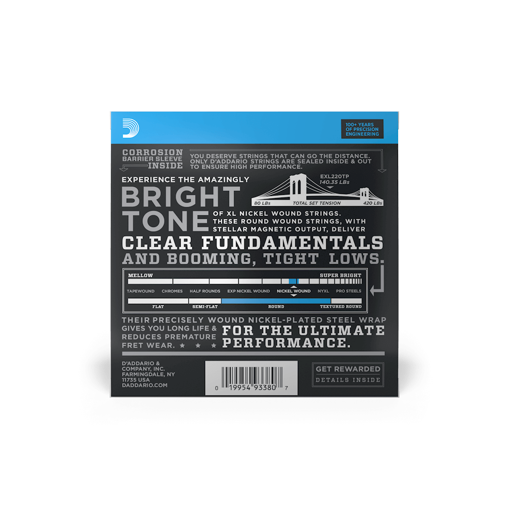 40-95 Super Light, Long Scale, XL Nickel Bass Strings 2-Pack