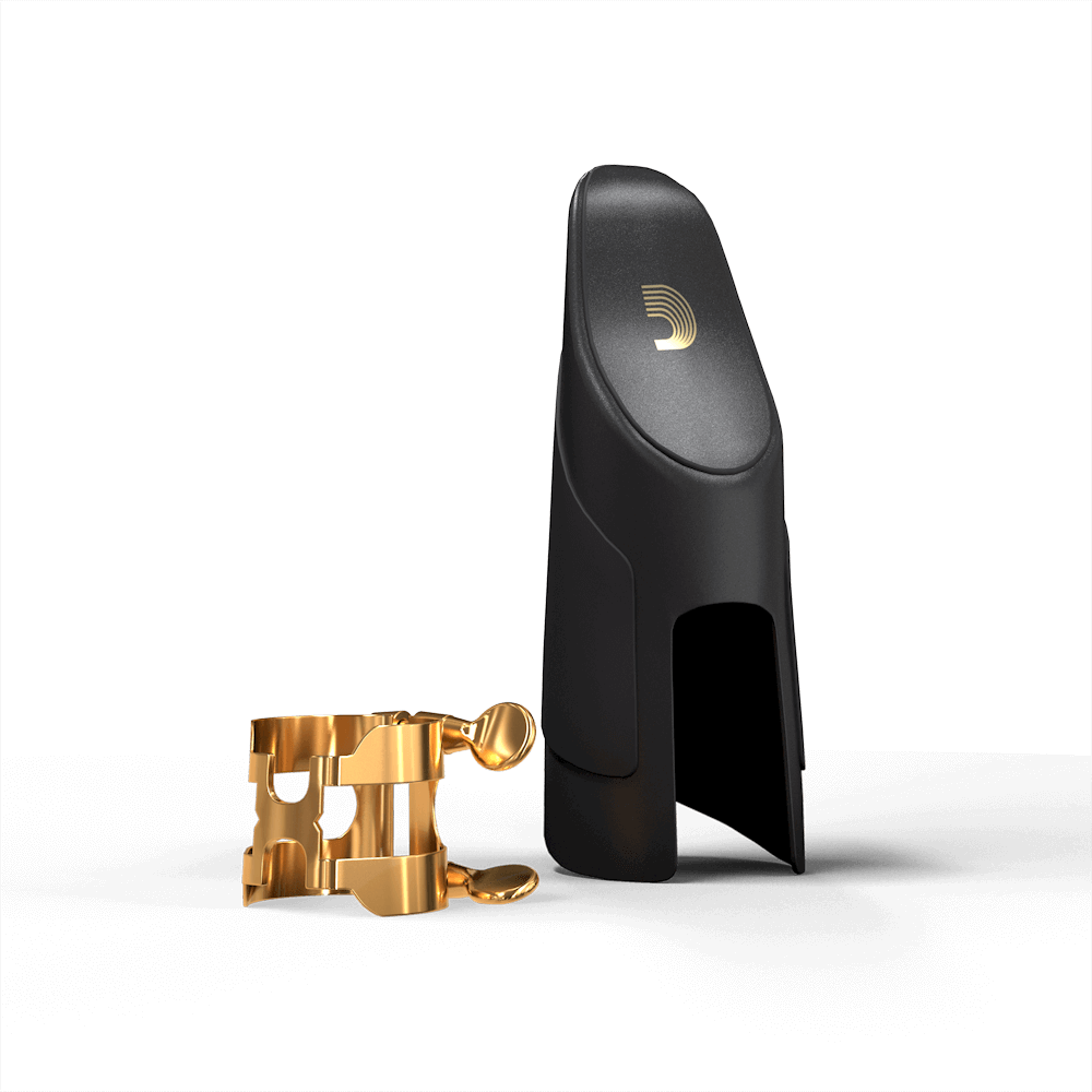 D'Addario H-Ligature & Cap, Soprano Saxophone, Gold
