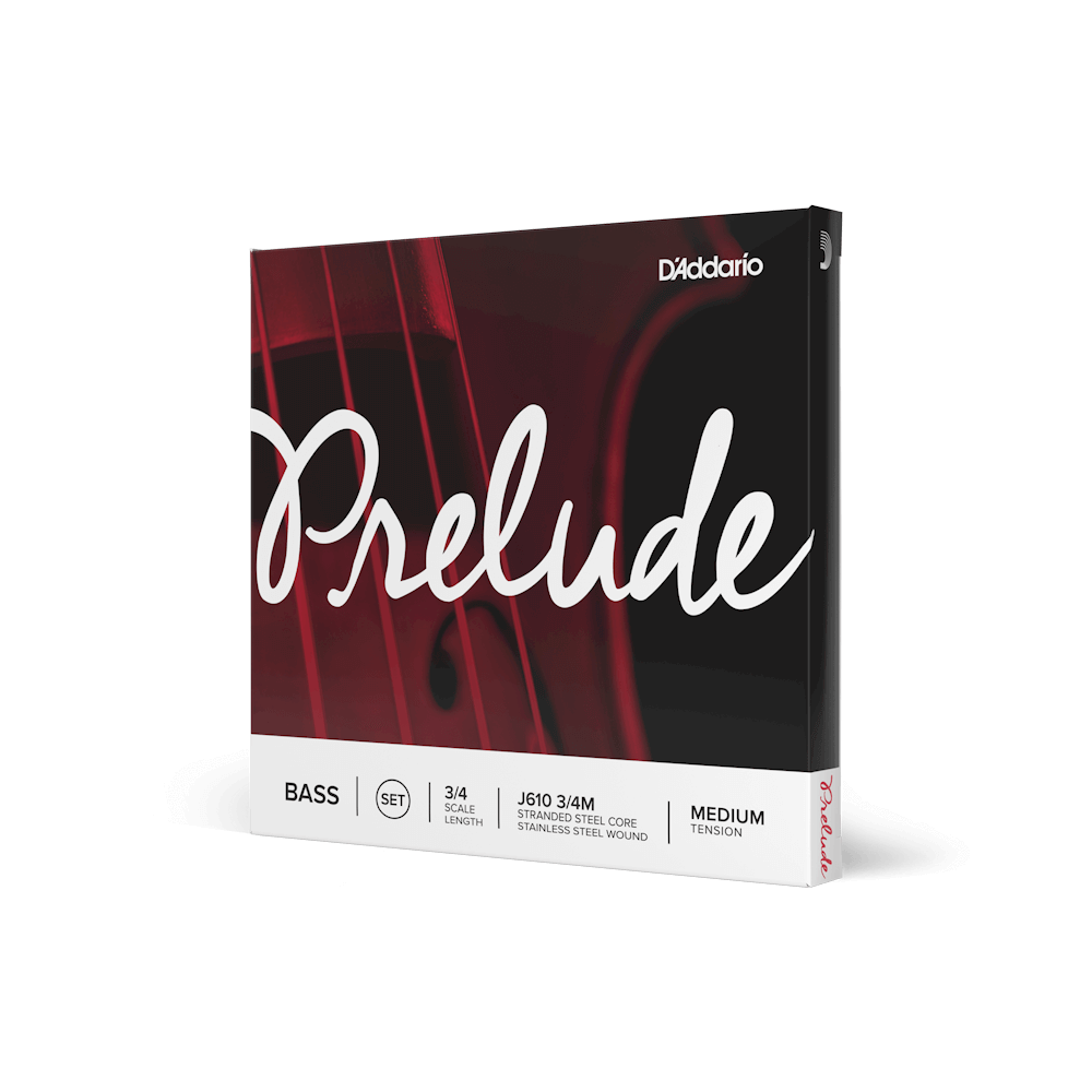 Prelude Bass String Set, 3/4 Scale, Medium Tension