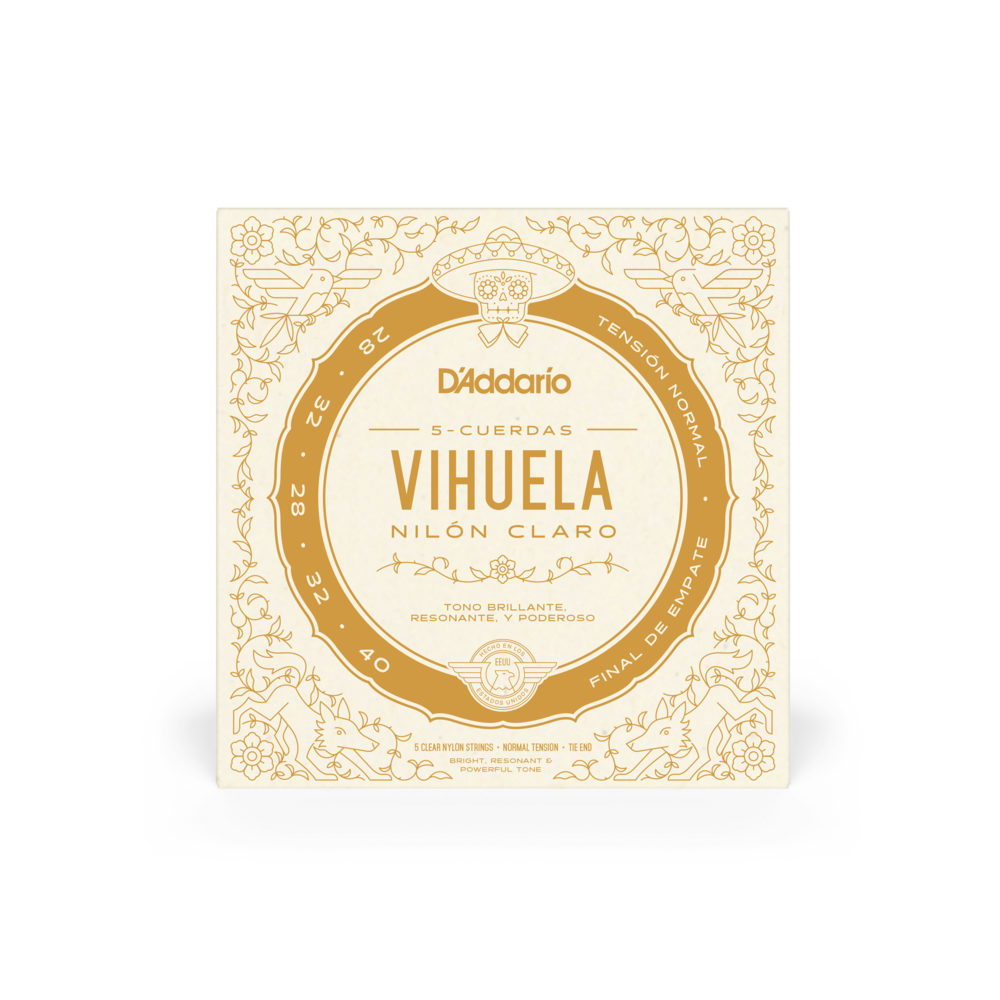 D’Addario MV10N Vihuela Normal Tension Strings