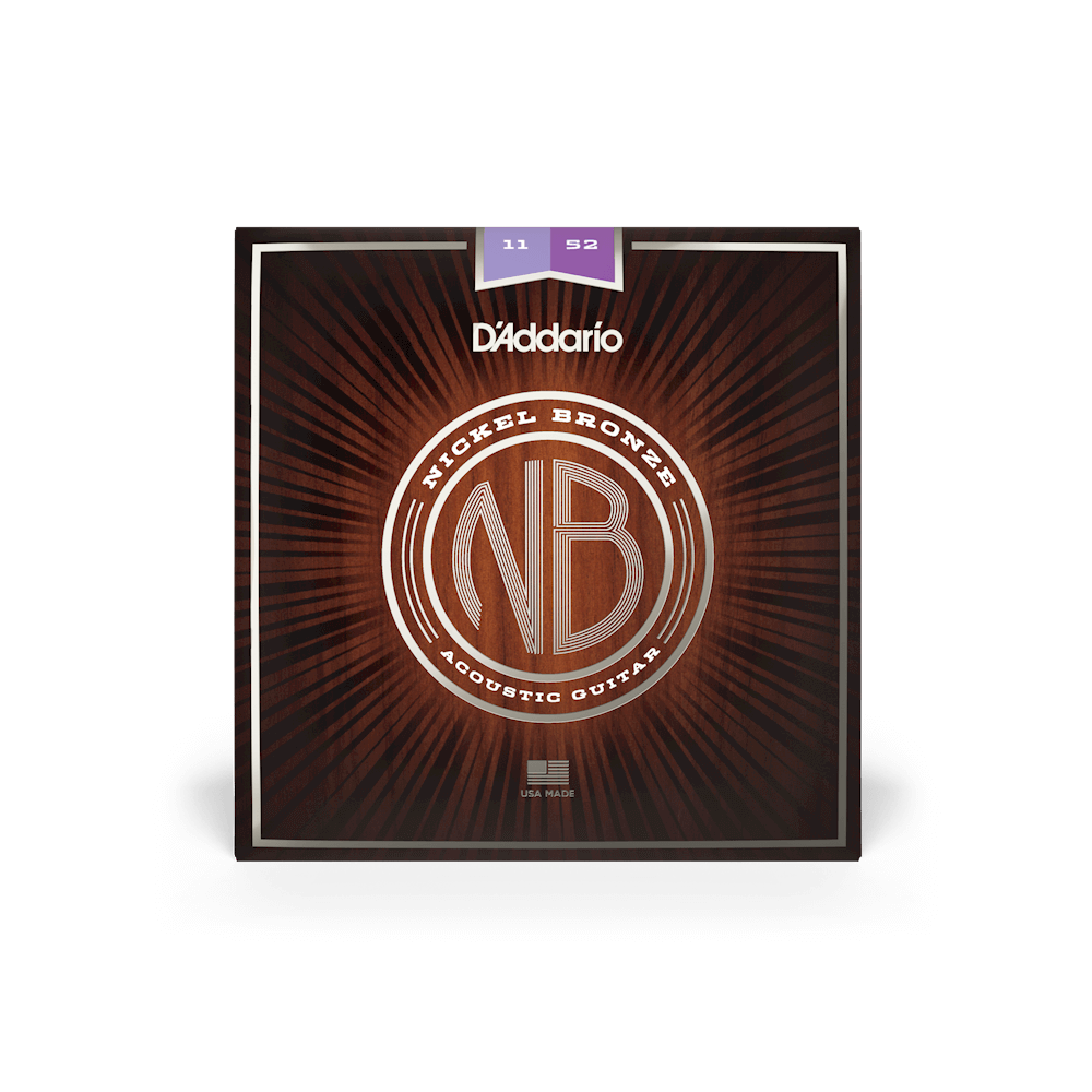 11-52 Custom Light, Nickel Bronze Acoustic Guitar Strings