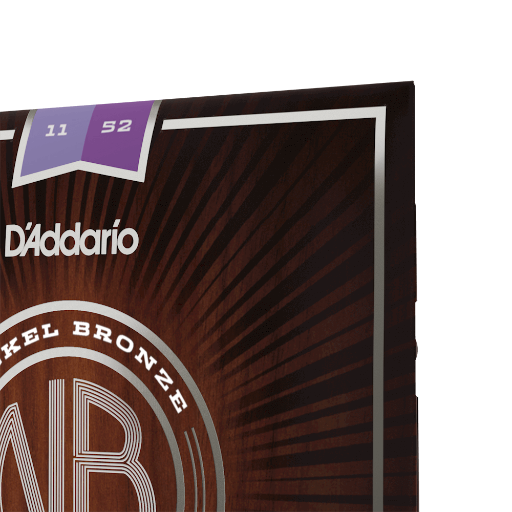 11-52 Custom Light, Nickel Bronze Acoustic Guitar Strings