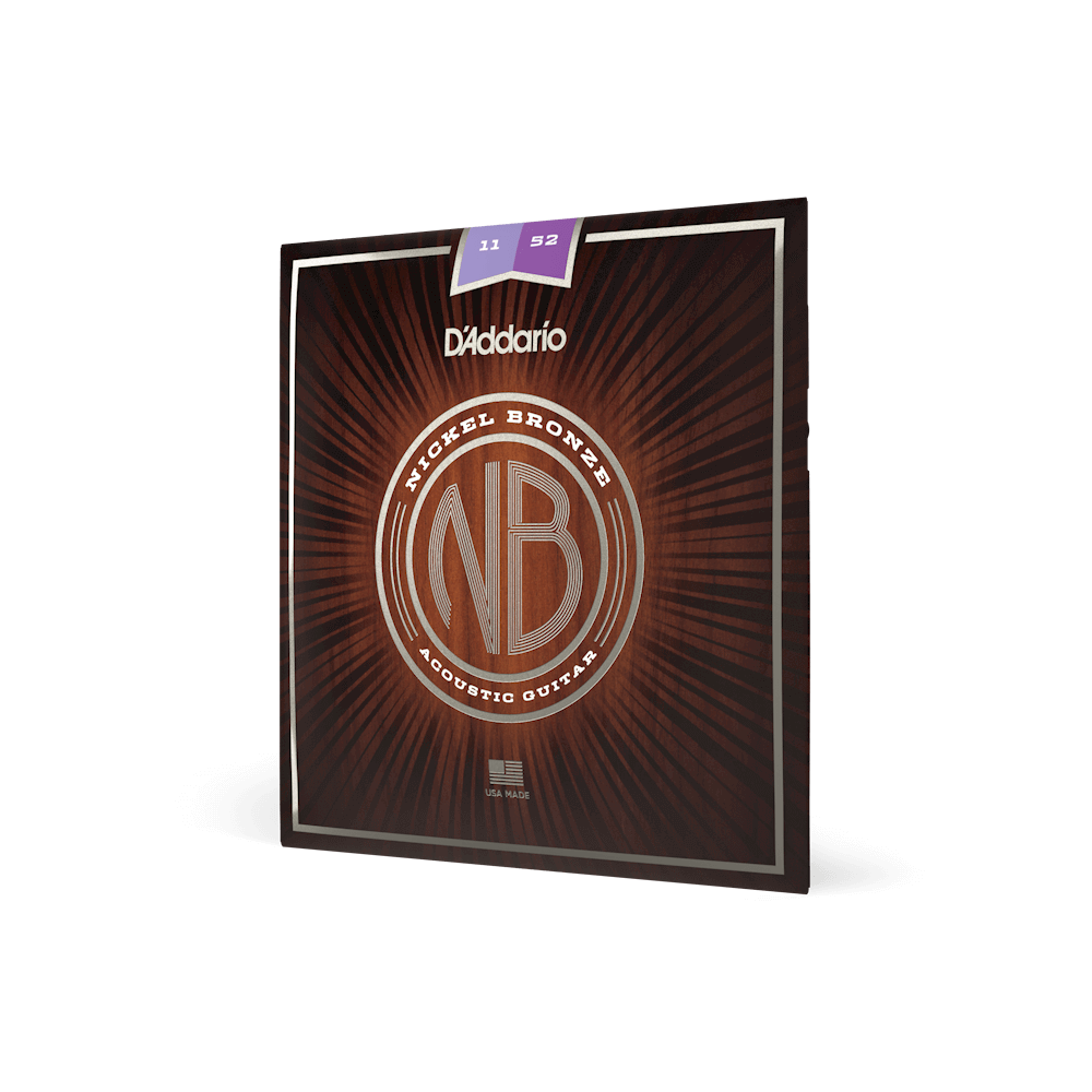 11-52 Custom Light, Nickel Bronze Acoustic Guitar Strings
