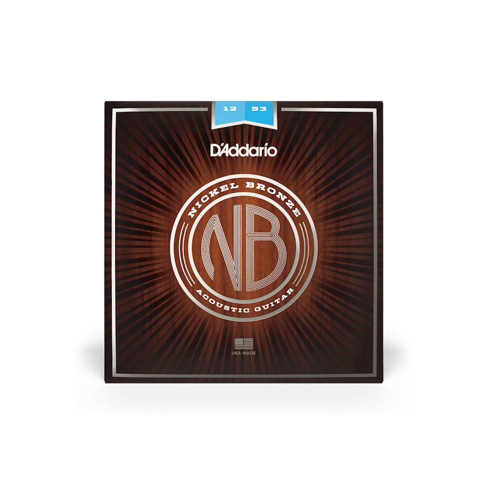 12-53 Light, Nickel Bronze Acoustic Guitar Strings