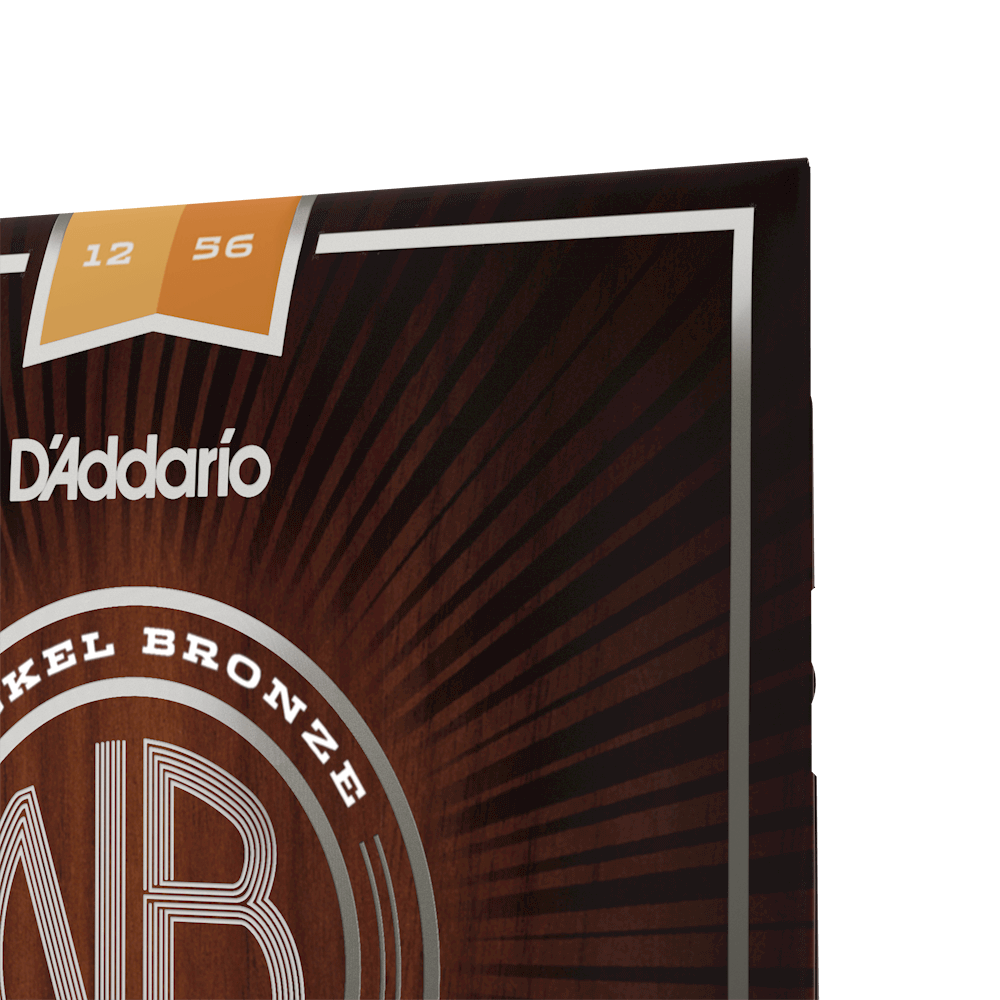 12-56 Light Top/Medium Bottom, Nickel Bronze Acoustic Guitar Strings