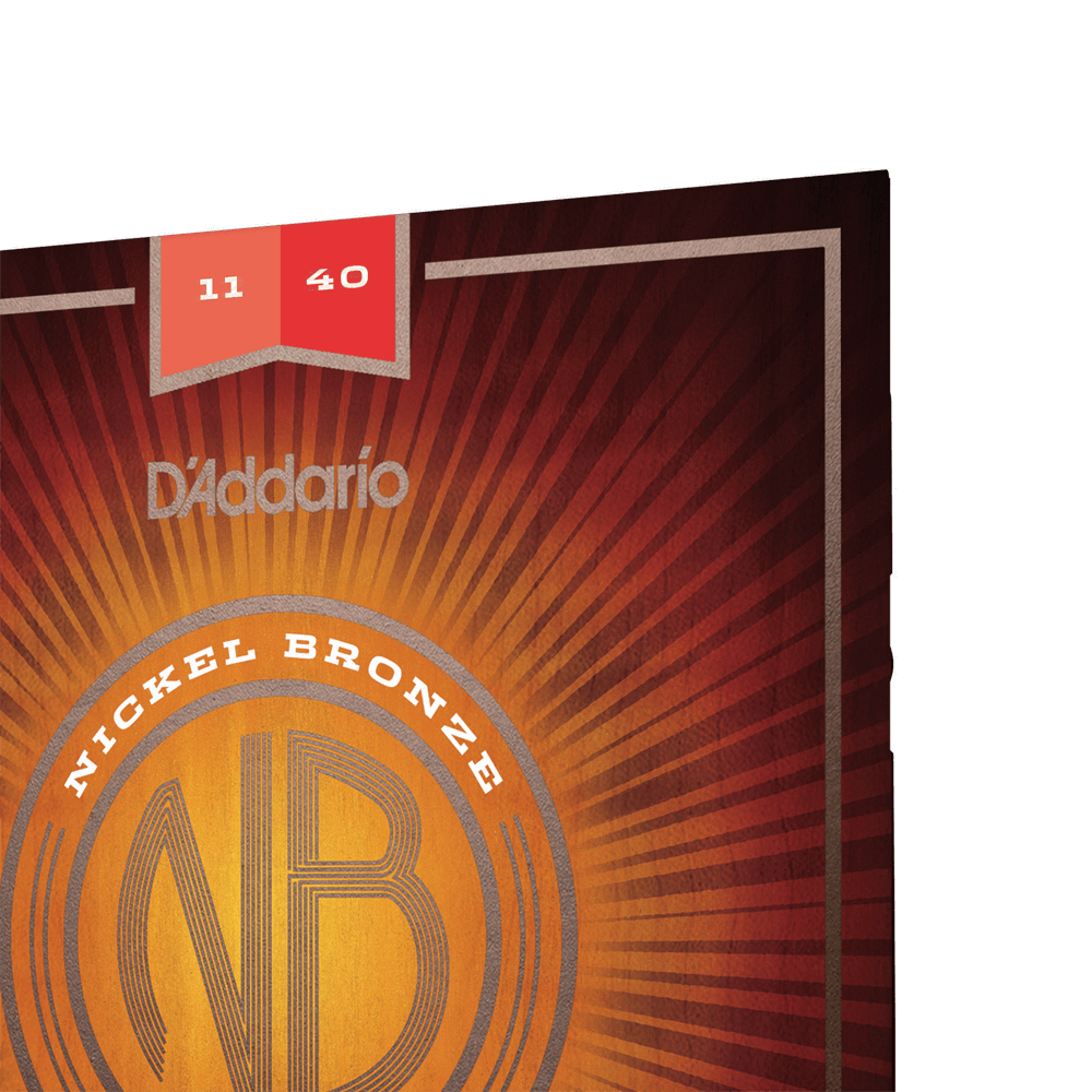 D'Addario NBM1140 Nickel Bronze Mandolin Strings, Medium, 11-40
