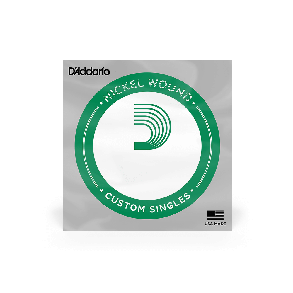 D'Addario NW038 Nickel Wound Electric Guitar Single String, .038