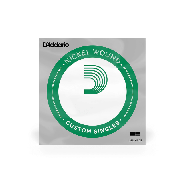 D'Addario NW049 Nickel Wound Electric Guitar Single String, .049