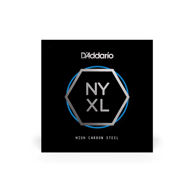 D'Addario NYS007 Single Plain Steel Guitar String, .007