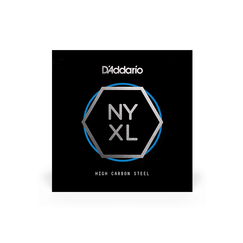 D'Addario NYS0135 Single Plain Steel Guitar String, .0135