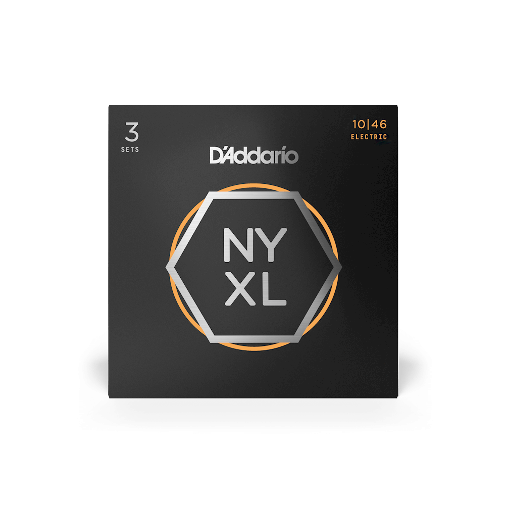 10-46 Regular Light, NYXL Electric Guitar Strings 3-Pack