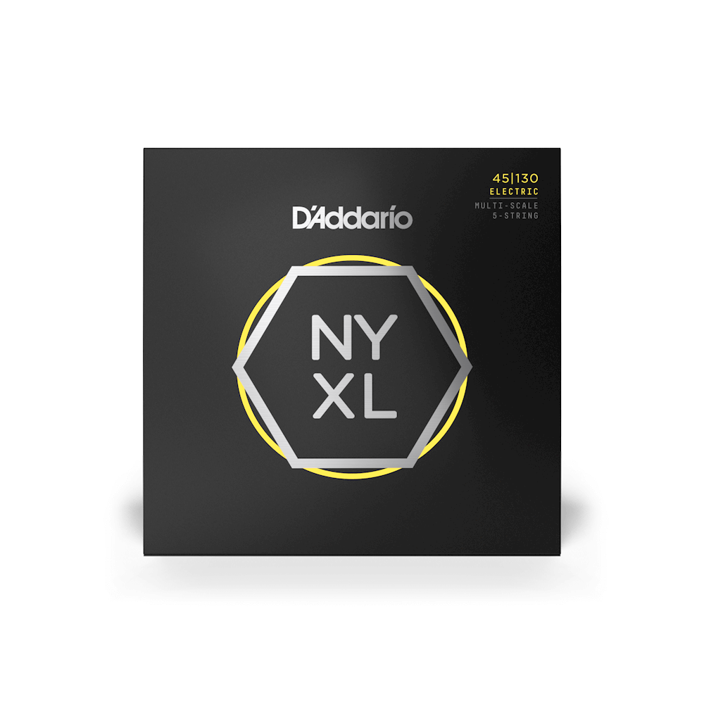 45-130 Regular Light 5-String, Multiscale, NYXL Bass Guitar Strings