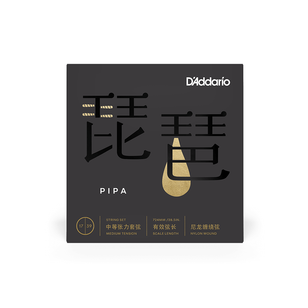 D'Addario PIPA01 Pipa Strings, Medium Tension, 17-39