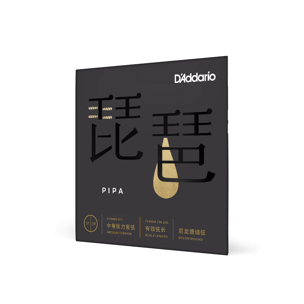 D'Addario PIPA01 Pipa Strings, Medium Tension, 17-39