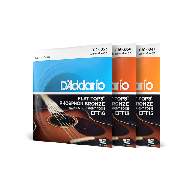 Flat Tops Phosphor Bronze Acoustic Guitar Strings
