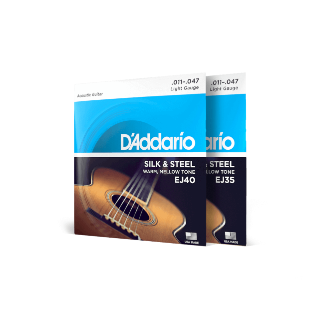Silk &amp; Steel Acoustic Guitar Strings