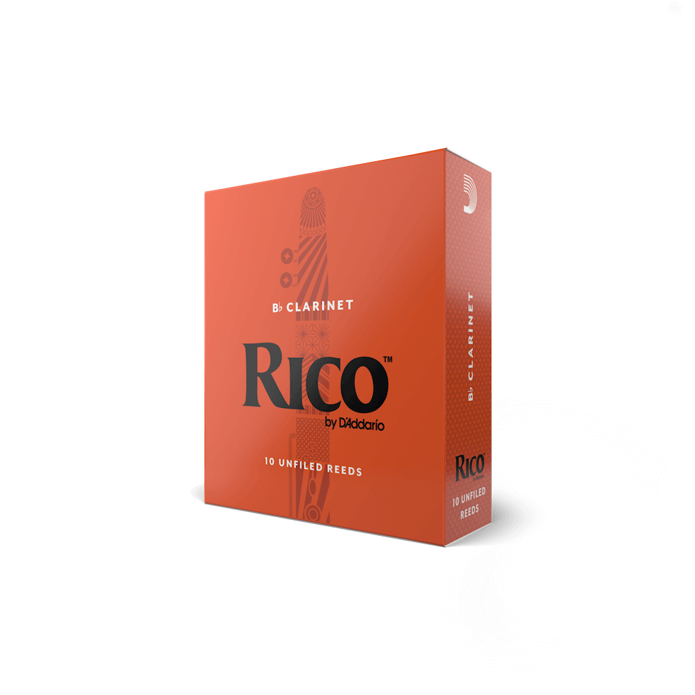 D'Addario Rico RCB1010 Royal 1.0 Strength Reeds for Bb Clarinet Pack of 10 