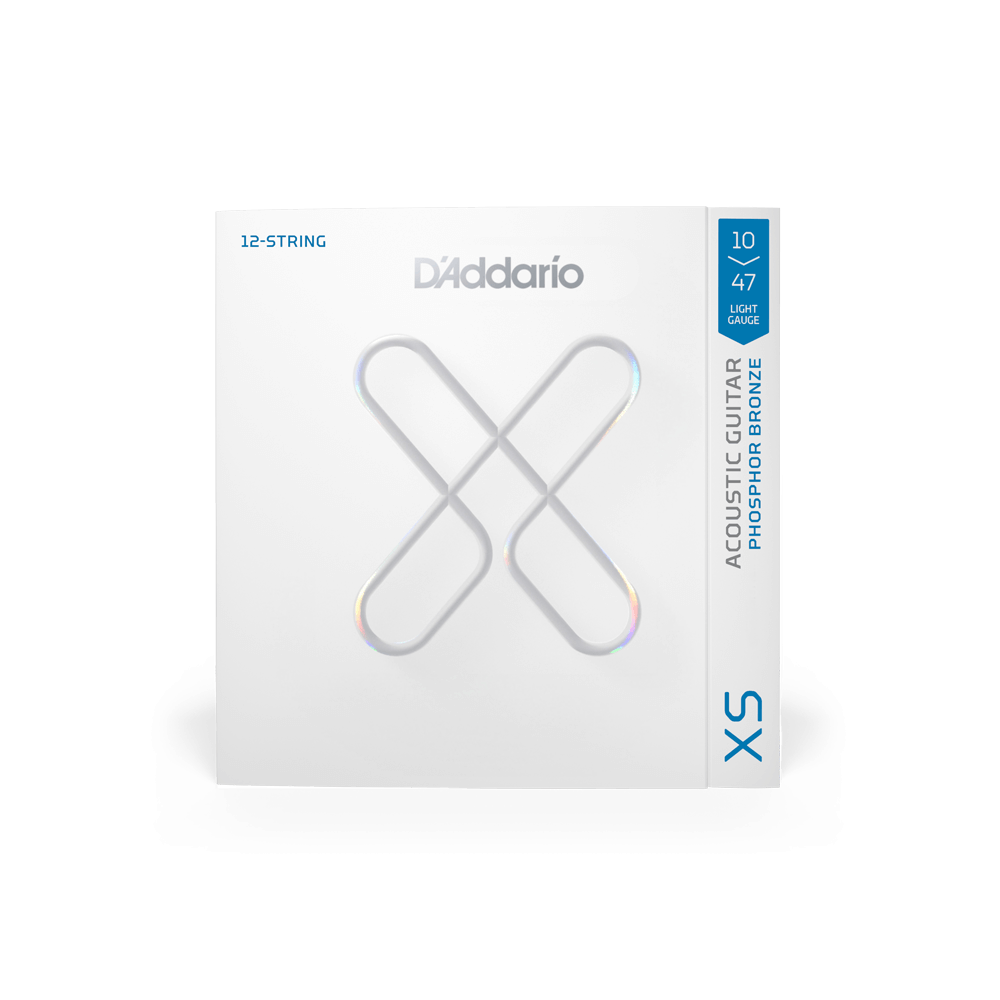 10-47 Light 12-String, XS Phosphor Bronze Coated Acoustic Guitar Strings