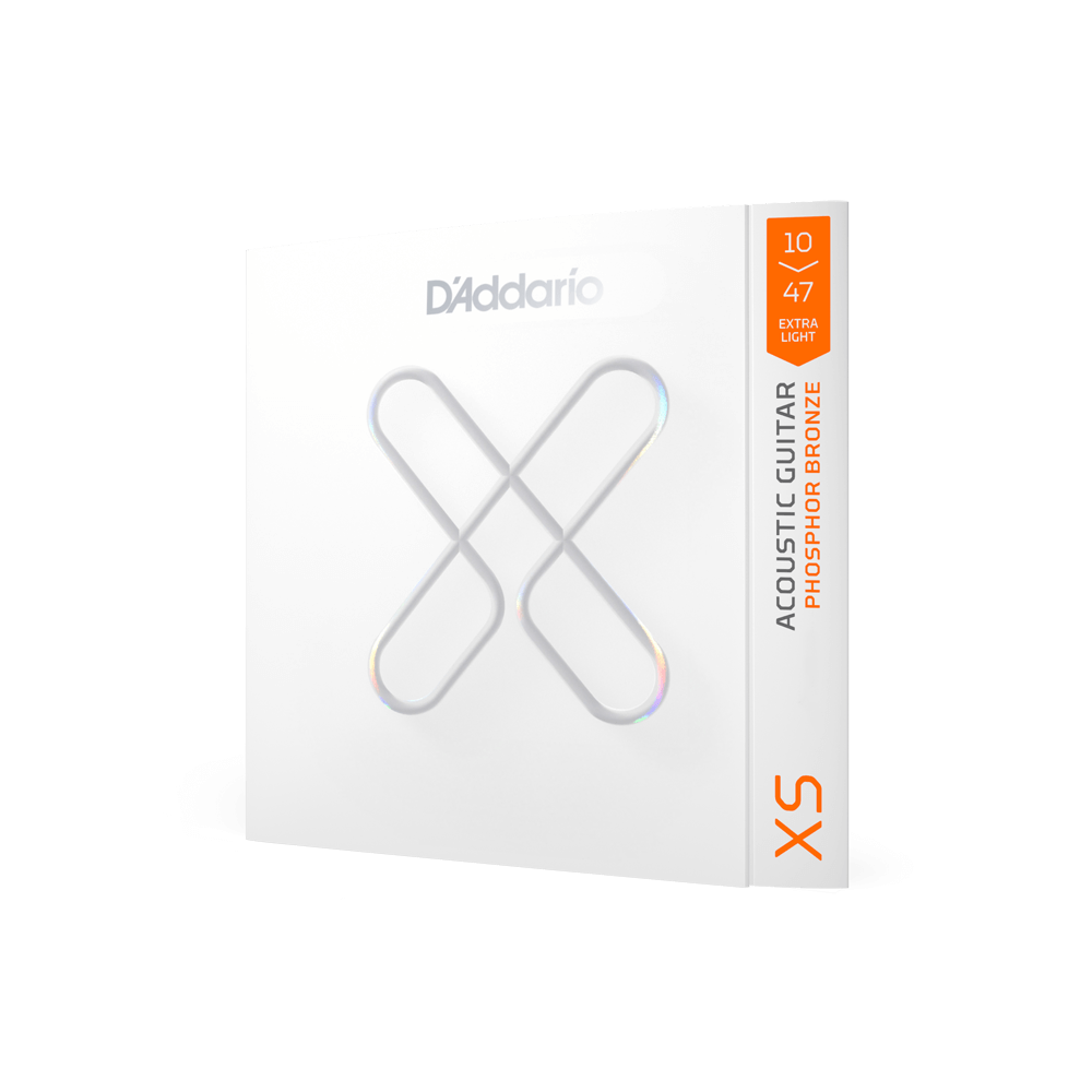 10-47 Extra Light, XS Phosphor Bronze Coated Acoustic Guitar Strings