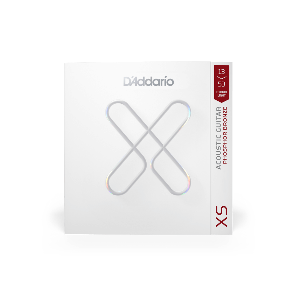 13-53 Hybrid Light, XS Phosphor Bronze Coated Acoustic Guitar Strings