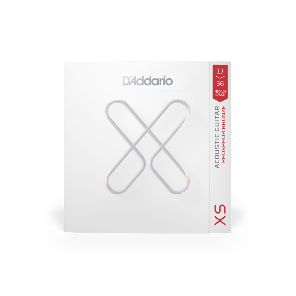 13-56 Medium, XS Phosphor Bronze Coated Acoustic Guitar Strings