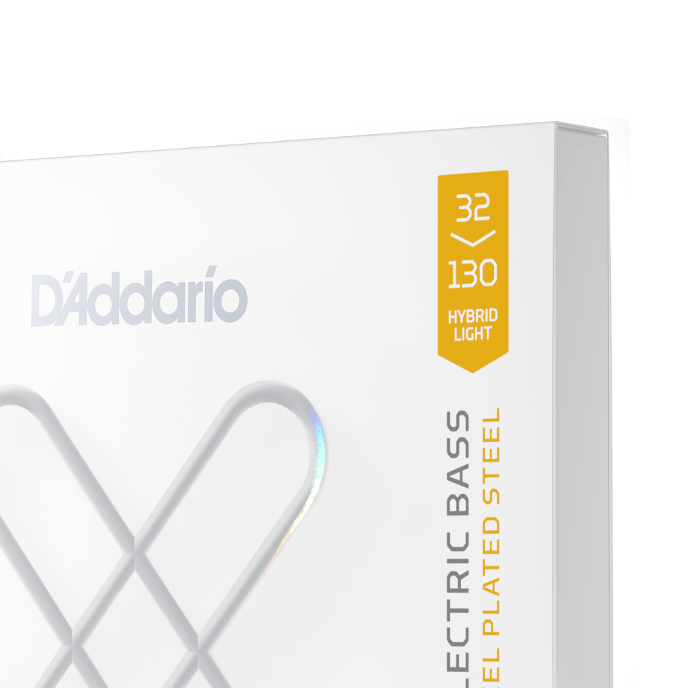 32-130 Hybrid Light, Multiscale Coated Bass Strings