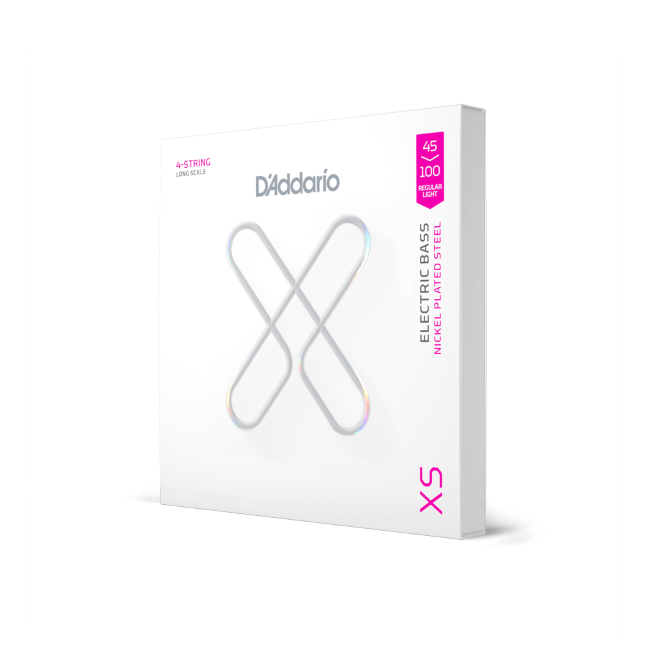 45-100 Regular Light, Long Scale, XS Nickel Bass Strings