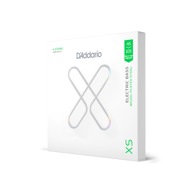 45-105 Regular Light Top/Medium Bottom, Long Scale, XS Nickel Bass Strings