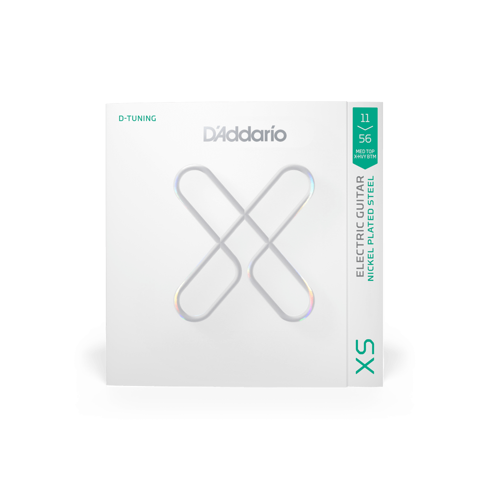 11-56 Medium Top/Extra Heavy Bottom, XS Nickel Electric Guitar Strings