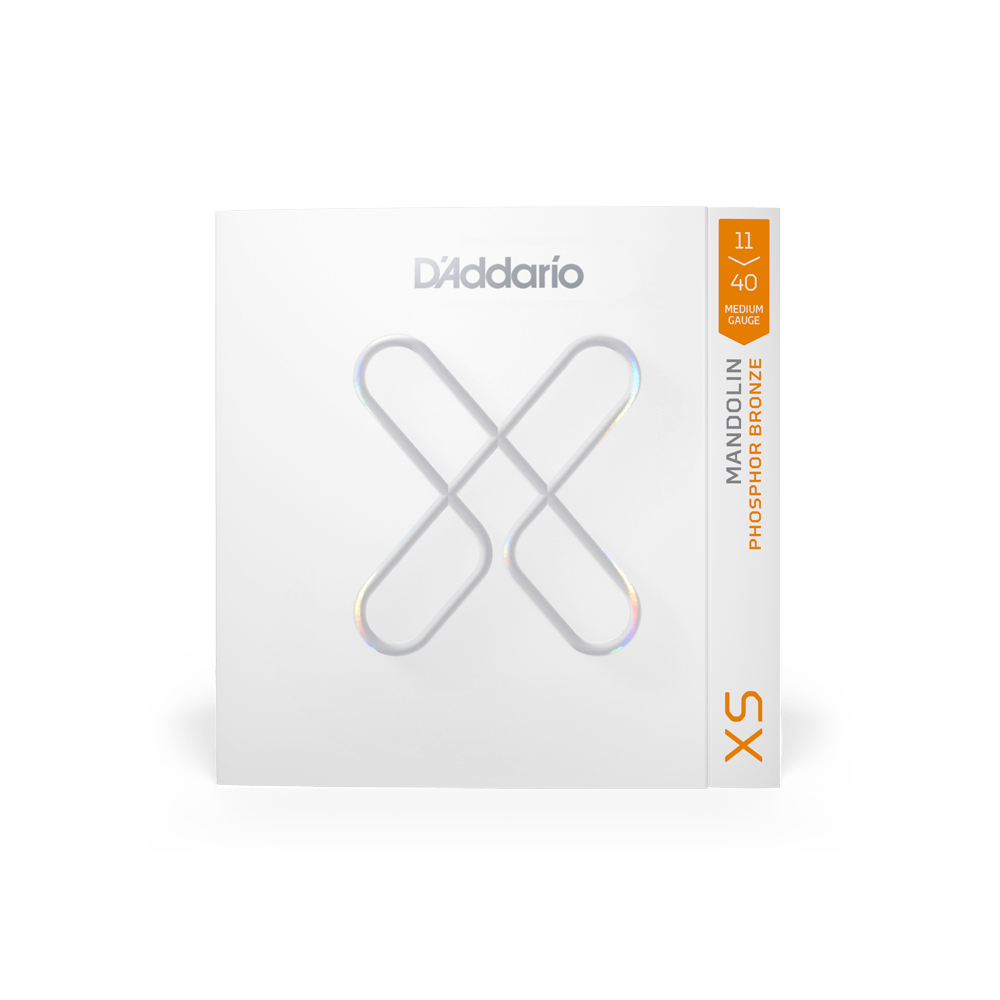 11-40 Medium, XS Phosphor Bronze Mandolin Strings 