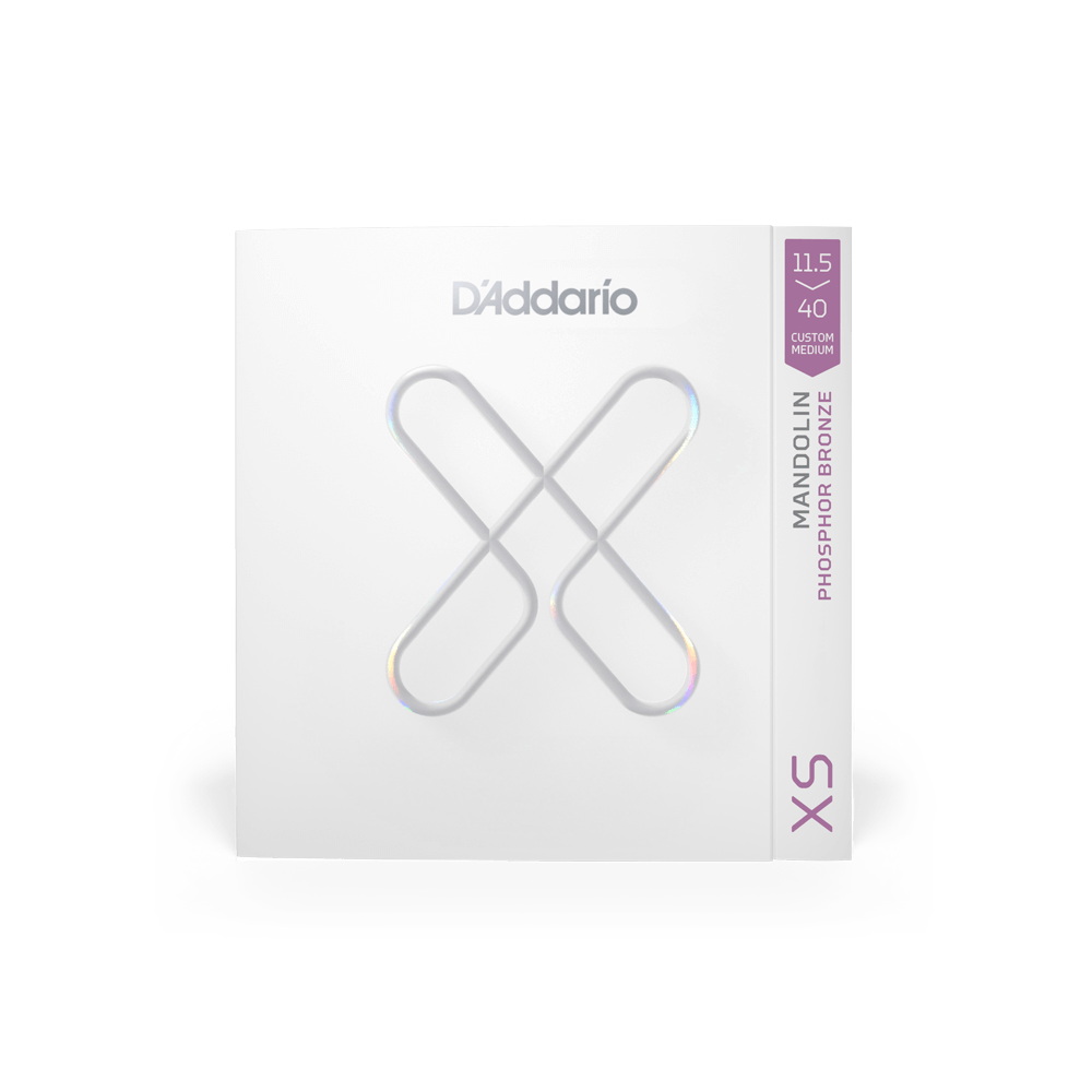 11.5-40 Custom Medium, XS Phosphor Bronze Mandolin Strings