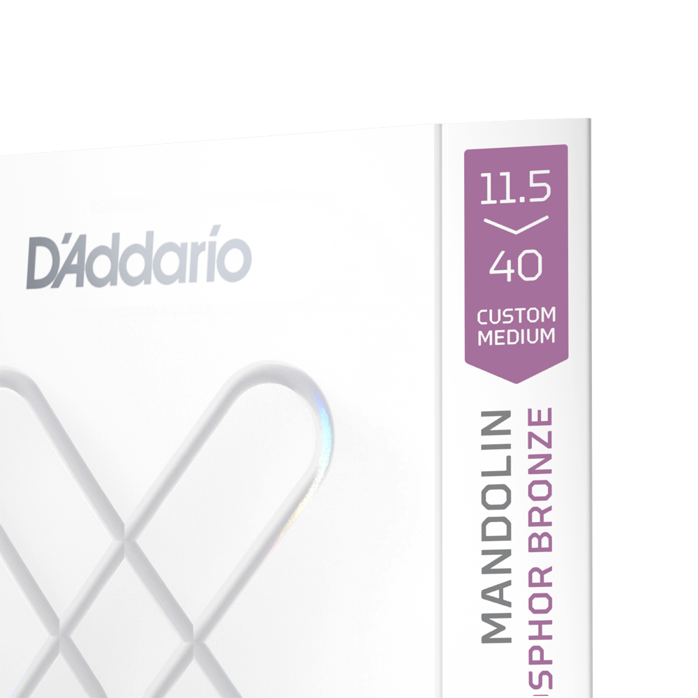 11.5-40 Custom Medium, XS Phosphor Bronze Mandolin Strings