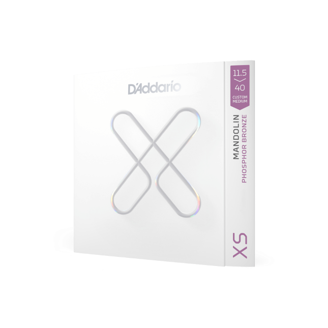 11.5-40 Custom Medium, XS Phosphor Bronze Mandolin Strings