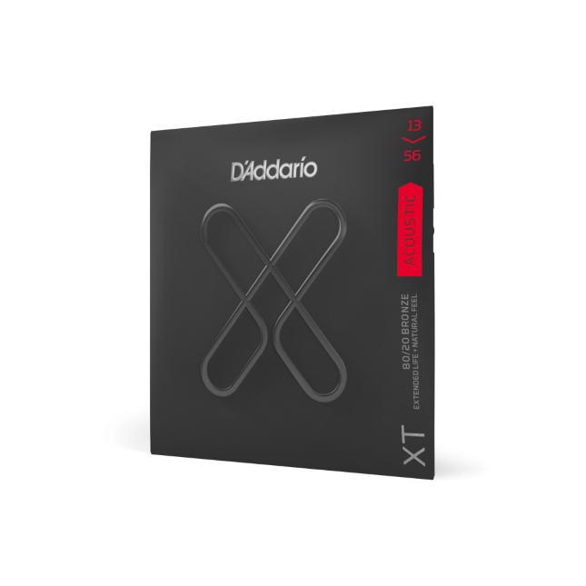 13-56 Medium,XT 80/20 Bronze Coated Acoustic Guitar Strings